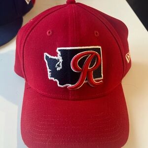 Tacoma Rainers Fitted Hat Size L